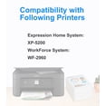 thumbnail image 2 of Ink Cartridges Combo Pack Compatible for 222XL 222 Ink High Yield Compatible with Expression Home XP-5200 Workforce WF-2960 Prinetrs (Black,Cyan,Magenta,Yellow,5 Pack), 2 of 7