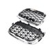 thumbnail image 4 of Parrilla Del Coche 1 par de parrillas de carreras automáticas estilo meteorito parrillas delanteras de riñón para BMW X3 F25 14-17, 4 of 8