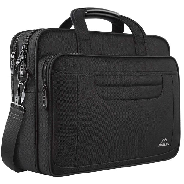 Matein 15.6" Laptop Bag Business Travel Briefcase with Shoulder Strap