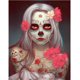 thumbnail image 1 of Kit de pintura de diamantes 5D para niña para adultos, gato rosa de Halloween, animales de pintura de diamantes de imitación completos oso de fresa Electrónica, 1 of 5