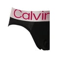 thumbnail image 3 of Calvin Klein 3 Pack Reconsidered Steel Hip Briefs, Multicoloured, 3 of 9