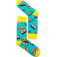 thumbnail image 5 of FATMINGO SOCKS - Fun Colorful Crazy Mix Tape Socks For Men and Women - Awesome Cool Socks For Casual or Dress, 5 of 7