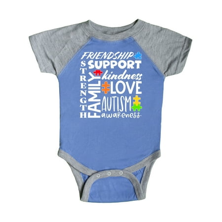 

Inktastic Autism Awareness Love Friendship Support Gift Baby Boy or Baby Girl Bodysuit