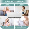 thumbnail image 2 of Giantex 12000 BTU Split Air Conditioner, Efficient AC Unit w/Remote Control, Rooms Cooling Up to 750 Sq. Ft, 2 of 10