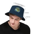thumbnail image 2 of Happy Hanukkah Bucket Hat Foldable Fisherman Outdoor Summer Camping Travel Hiking Caps for Men Women, 2 of 7