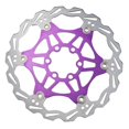 thumbnail image 2 of floating disc mountain bike disc brake for pads brake for pads oil brake160mm Purple 160, 2 of 9