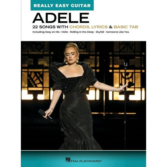 Adele - Really Easy Guitar: 22 Songs with Chords, Lyrics, and Basic Tab, (Paperback)