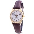 thumbnail image 1 of Reloj Analógico de Piel Marrón para Mujer LTP1094Q-7B9, 1 of 3