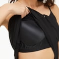 thumbnail image 3 of COMFREE Women's Camisole with Built in Bra Tank Top Flowy Swing Pleated Tank Top Cami with T-Button Adjustable Strap, 3 of 8