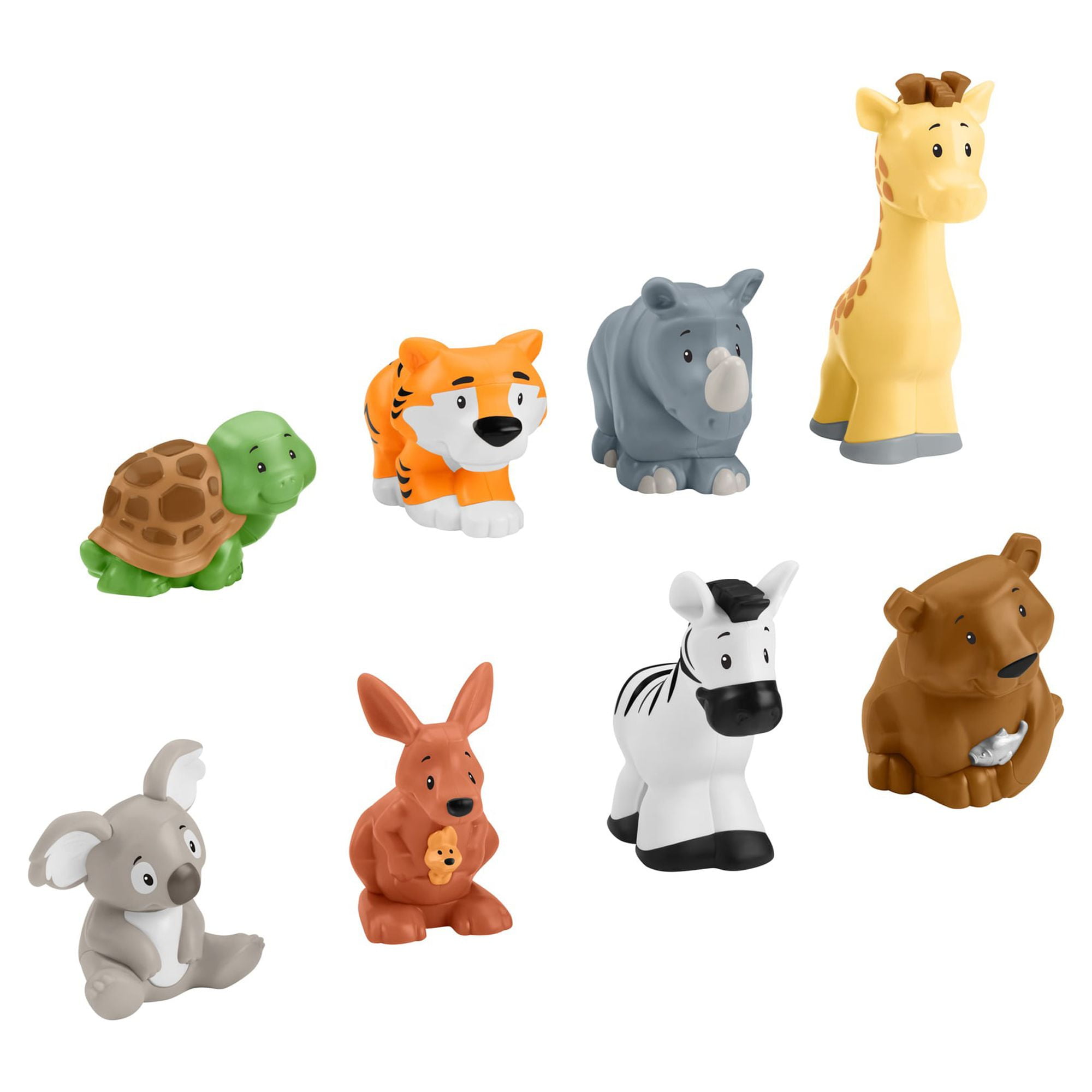 Little People Safari Animal Friends Figure Set, 8 Toys