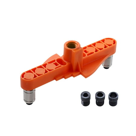 

mnjin straight hole punching locator 2 in 1 ji-g kit self-centering scribe drilling orange