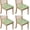 Green Ethnic Paisley, variant on Green Ethnic Paisley Pattern Seat Covers for Dining Room Chairs Set Of 4,Stretch Printed Washable Chair Seat Cover with Elastic Ties and Button,Removable Waterproof Couch Cushion Covers