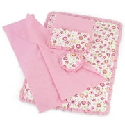 Emily Rose 5-Piece Floral Doll Bed Bedding Set