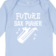 thumbnail image 4 of Inktastic Future Saxophone Player Childs Music Boys or Girls Long Sleeve Baby Bodysuit, 4 of 5