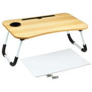 Pen+Gear Folding Lap Desk, Portable, Black, 1 Count,23.5 in x 15.6 in x 10.2 in