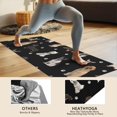 thumbnail image 4 of Dog Breeds Hot Yoga Mat Towel Non Slip for Hot Yoga - Quick-Drying Yoga Mat Cover with 4 Corner Pockets with Travel Bag - Hot Yoga Towel Non Slip Grip Moisture Wicking Sweat 70"x26", 4 of 6