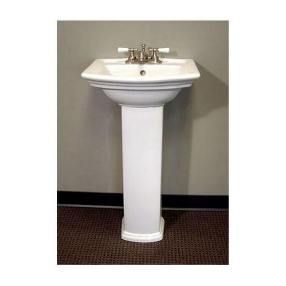 Barclay Washington Pedestal Sink 18.13W 33.38H