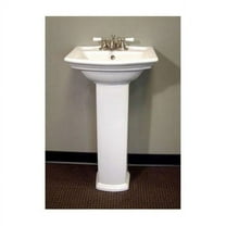 Barclay Washington Pedestal Sink 18.13W 33.38H