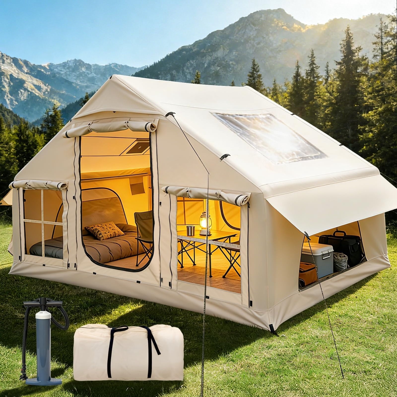 Coleman 110685 6 Person Instant Cabin Tent - Walmart.com