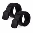 thumbnail image 1 of serony Neutral nylon canvas belt, 1 of 8