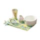thumbnail image 1 of Juego de 7 batidores de matcha, soporte para batidor, tapete de para amantes del té, utensilios, herramientas de fabricación artesanal, Rosa, 1 of 9