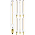 thumbnail image 2 of Bombillas LED tubulares LVYE E12, 4 W, 3000 K, 400 lm, paquete de 6, 2 of 9