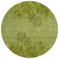 thumbnail image 2 of Addison Rugs Chantille Indoor/Outdoor Transitional Floral Olive Washable Round Rug, 8' x 8', 2 of 6