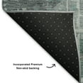 thumbnail image 5 of Addison Rugs Mayfield Premium Machine Washable Transitional Geometric Teal Rectangle Rug, 10' X 14' Machine Washable Transitional Geometric Teal Oversized Sherpa Throw Blanket, 5 of 6
