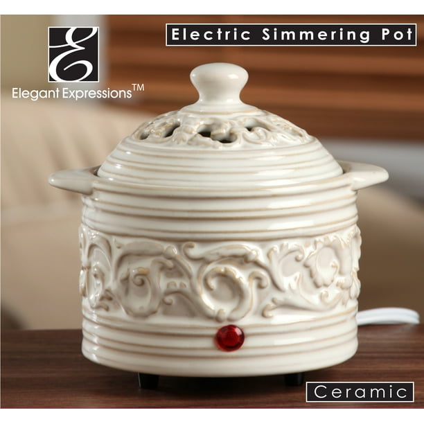 Hosley's 5.12 inch high, Brown Electric Potpourri Warmer DIPOO