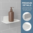 thumbnail image 3 of BESTYASH 4Ud Repisa Plegable Sin Taladro Adhesiva Para Pared Almacenamiento En, 3 of 8
