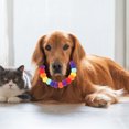 thumbnail image 4 of Pom Pom Dog Collar Collar Collar Collar de cachorros amigable para la piel Collar ajustable, 4 of 5