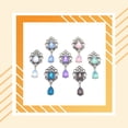 thumbnail image 4 of 10 piezas de colgante de diamantes de imitación para fiesta, boda, vacaciones, diadema de moda, joyería DIY para hacer encontrar artesanía Ropa, zapatos y accesorios Miscelánea Azul verde Jumpingount AP016021-03, 4 of 6