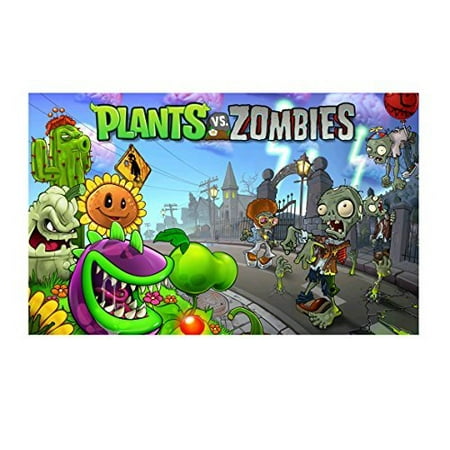 Plants Vs Zombies Edible Image Photo Sugar Frosting Icing Cake Topper Sheet Birthday Party - 1/4 Sheet -