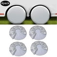 thumbnail image 1 of Rv Wheel Protectors, Universal Fitment Weatherproof Material Soft Lining For Rv Boat Trailers Trucks Suv, 27 Inches-29 Inches, 1 of 5