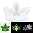 thumbnail image 4 of Storage Box Ornaments, Leaf Shaped Mirror Effect Ashtray , Reusable For Resin Craft Lovers Family, 4 of 8