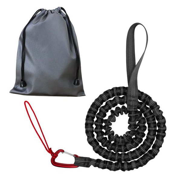Correa de cinturón de cuerda de remolque de bicicleta, cuerda de tracción de bicicleta MTB para niños, cinturón portátil elástico reflectante para tirar de padres e hijos para niños adultos