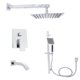 thumbnail image 1 of Accesorios Baño Cuadrado Rubinett  Con Regadera Teléfono Salida Tina Cromo, 1 of 7