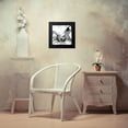 thumbnail image 4 of Goldberger, Jennifer 15x15 Black Modern Framed Museum Art Print Titled - Ebony Plume II, 4 of 5