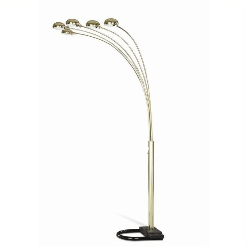 Coaster Chrome Overhead Sofa Floor Lamp