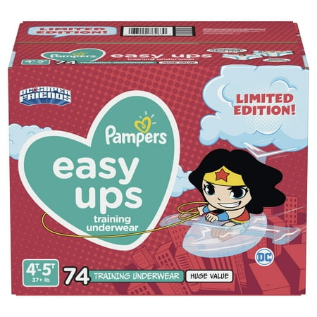 Pampers Easy Ups Training Underwear For Girls Size 4 2T-3T 74