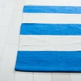 thumbnail image 3 of SAFAVIEH Montauk Saranna Geometric Cotton Area Rug, Blue/Ivory, 6' x 6' Square, 3 of 11