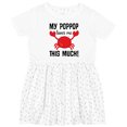 thumbnail image 3 of Inktastic My Poppop Loves Me Girls Toddler Dress, 3 of 5