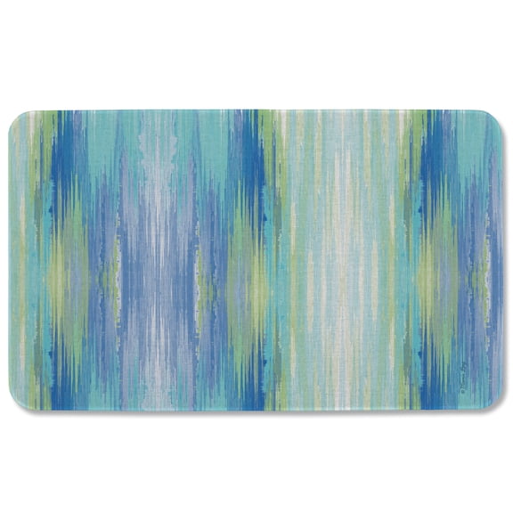 CounterArt "Swash" Indoor/Outdoor Natural Linen Look Floor Mat 29.5" by 17.75"