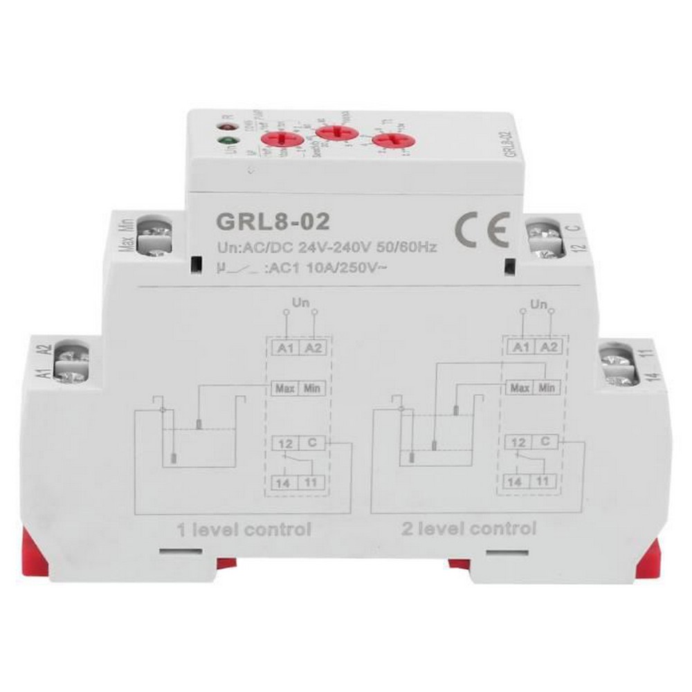 Liquid Level Control Relay A1A2 35Mm Din Rail Water Level Controller