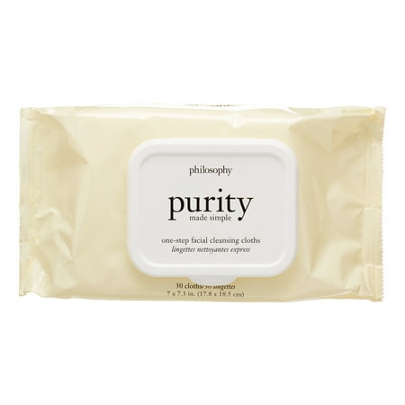 Philosophy Purity Made Simple One-Step Facial Cleansing Makeup Remover Wipes, 30 Ct