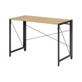thumbnail image 4 of Solutions d'Espace Bureau Pliant en Métal de 43 Pouces pour Bureau à Domicile Noir/teck, 4 of 12