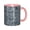 Pink, variant on Water Pattern Coffee Mug Fun Custom Ceramic Mugs 11oz Black