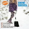 thumbnail image 4 of Vivicreate Small Snow Shovel for Kids & Adults, Lightweight Aluminum Snow Shovel with Durable PP Blade, Detachable Handle for Car, Driveway & Yard | Pala de Nieve Portátil para Auto y Niños, 4 of 8