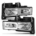 thumbnail image 2 of Anzo Usa 111499 Crystal Headlight Set Fits select: 1988-1999 CHEVROLET GMT-400, 1995-2000 CHEVROLET TAHOE, 2 of 5