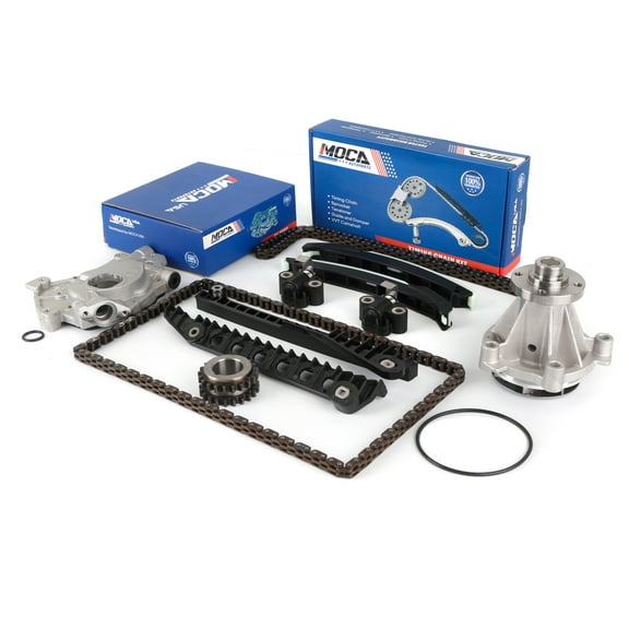 MOCA AUTOPARTS Timing Chain Kit with Oil Water Pump Fit for 2002-2013 Ford F150 F250 F350 Explorer 5.4L